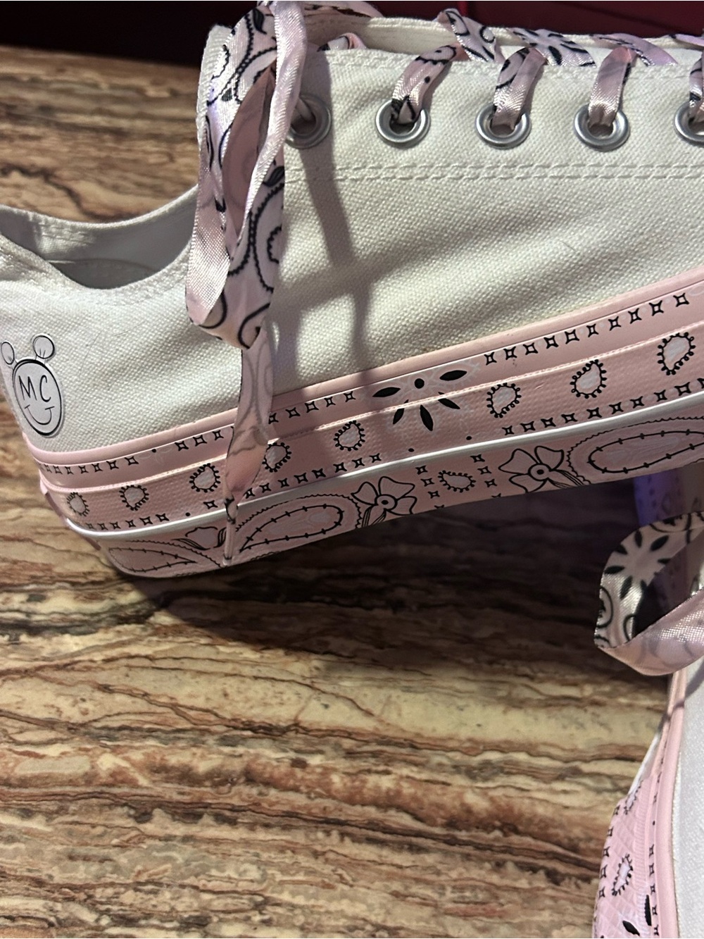 Miley Cyrus x Converse
Bandana Low-Top Sneakers - Excellent Condition - Picture 3 of 10